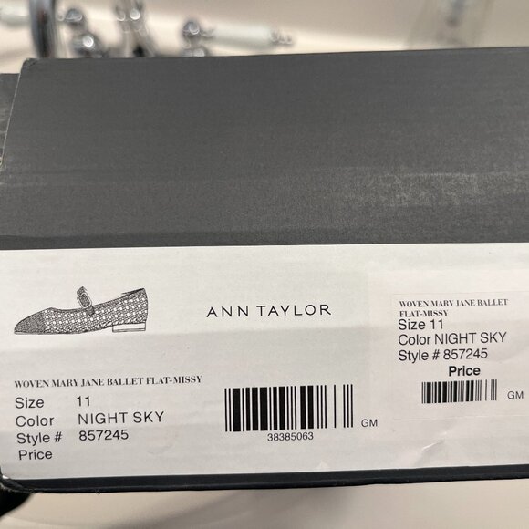 Ann Taylor Woven Mary Jane Ballet Flat - Size 11 - NEW - Picture 7 of 7